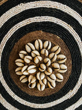 Bouclier Tikar du Cameroun M, art africain tribal, décoration ethnique à poser