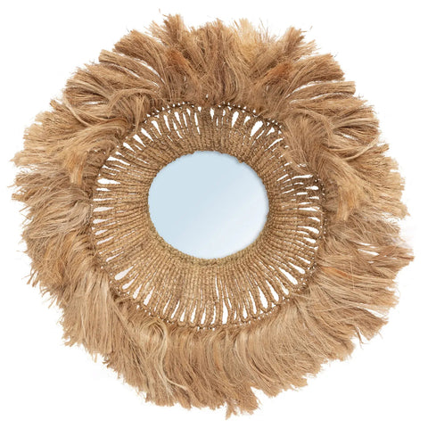 Miroir Abaca Solomon - Naturel