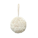 Pendentif Boule Coquillage Bulle - Blanc - M