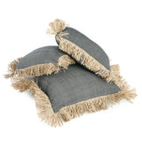 Housse de coussin De Cotton Bonita - Noir Naturel - 30x50