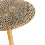 Table d'appoint Croco - Laiton