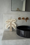 Le coton & coquillages Palm Tree - Blanc Naturel