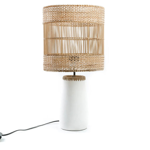 Lampe de table Kiska - Blanc Naturel