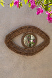 Le Miroir Yeux en Raphia - Naturel - M