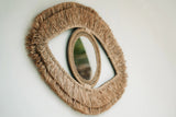 Le Miroir Yeux en Raphia - Naturel - M