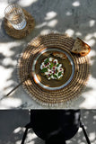 Le Set de Table Coquillage Raphia - Naturel