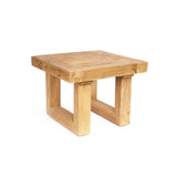 Table d'appoint en teck recyclé - Naturel