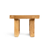 Table d'appoint en teck recyclé - Naturel