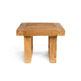 Table d'appoint en teck recyclé - Naturel