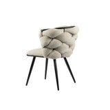 Chaise rock beige (Lot de 2)