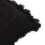 La housse de coussin pleine lune - noir