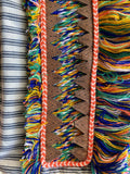Coussins multicolores et multi-matières bohèmes
