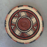 Dessous de plats africain colorés et tissés, art ethnique