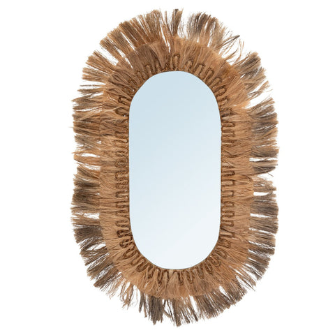 Le Grand Miroir Ovale - Naturel - XL