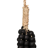 Décoration à suspendre Perles en bois - Noir
