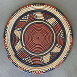 Dessous de plats africain colorés et tissés, art ethnique