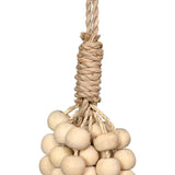 Décoration à suspendre Perles en bois - Naturel